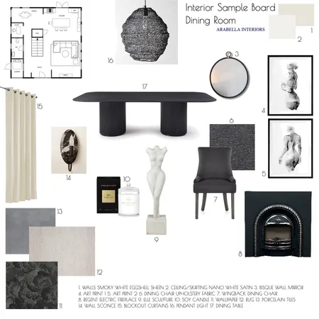 Dining room sample board Interior Design Mood Board by angelinaruso on Style Sourcebook