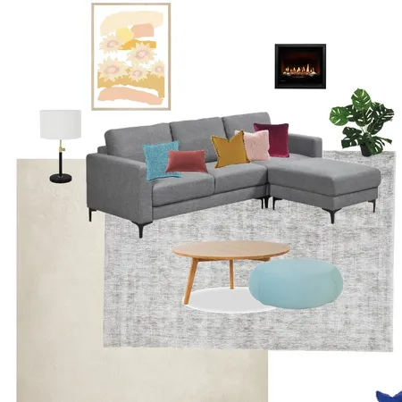 Living Room with Grey Rug Interior Design Mood Board by Booth on Style Sourcebook