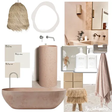 Clay & White bathroom Interior Design Mood Board by Sage & Cove on Style Sourcebook