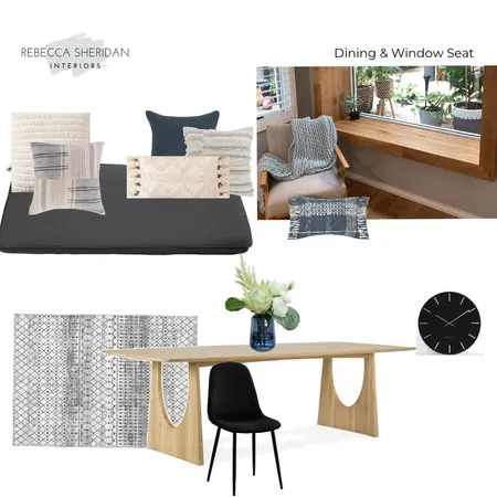 Dining & Window Seat Interior Design Mood Board by Sheridan Interiors on Style Sourcebook