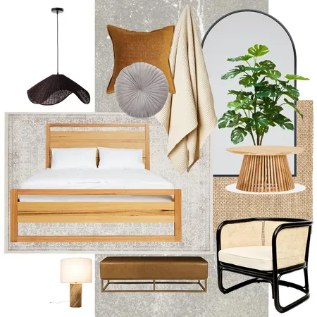 Natural Contemporary Mood board Competition Bedroom 1 Interior Design Mood Board by chantelle2 on Style Sourcebook