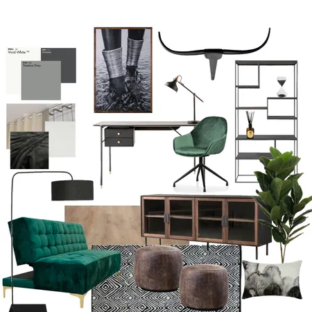 Office and rec room Interior Design Mood Board by Anel on Style Sourcebook