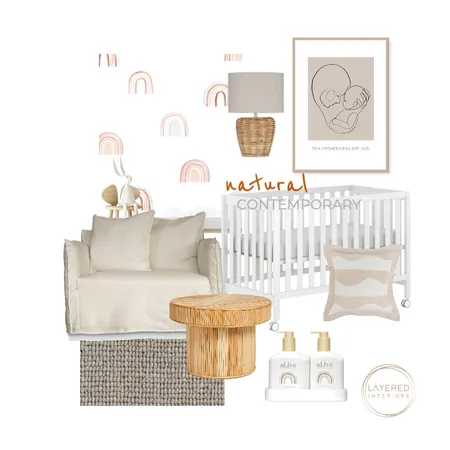 NATURAL CONTEMPORARY NURSERY Interior Design Mood Board by Layered Interiors on Style Sourcebook