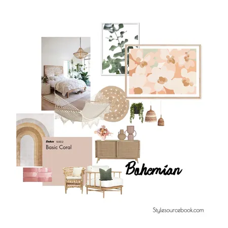 Bohemian Interior Design Mood Board by emilybarrett on Style Sourcebook