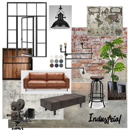 Industrial Mood Board 2022 Interior Design Mood Board by naomivarela on Style Sourcebook