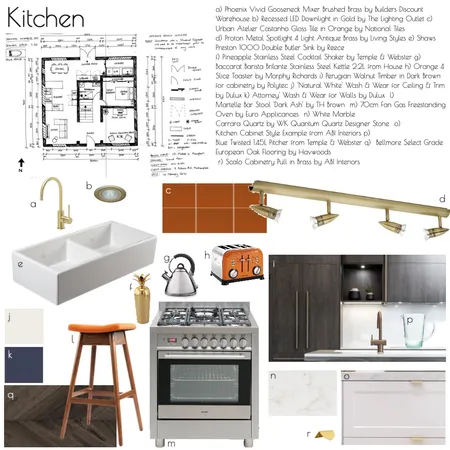 Kitchen BRIGID KRAUSE Interior Design Mood Board by brigid on Style Sourcebook