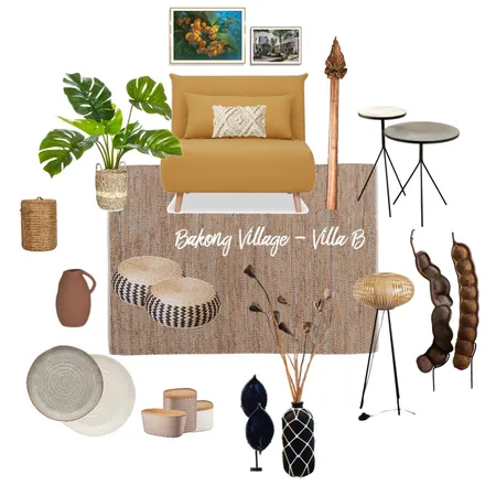 Bakong Village Villa B Interior Design Mood Board by chan Venly on Style Sourcebook