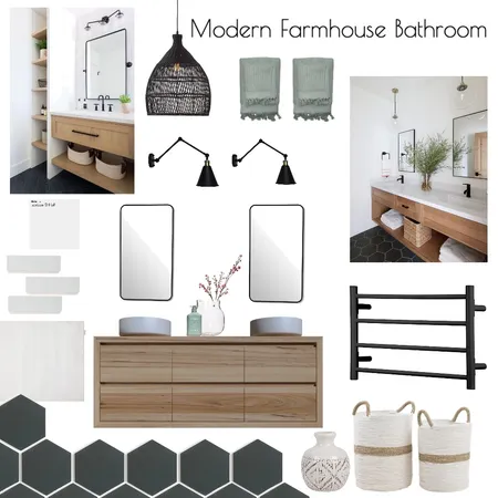 modern farmhouse bathroom Interior Design Mood Board by anita marie.santo on Style Sourcebook