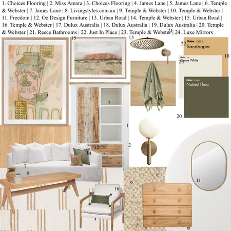 Natural Contempory Interior Design Mood Board by Sian Sampey on Style Sourcebook