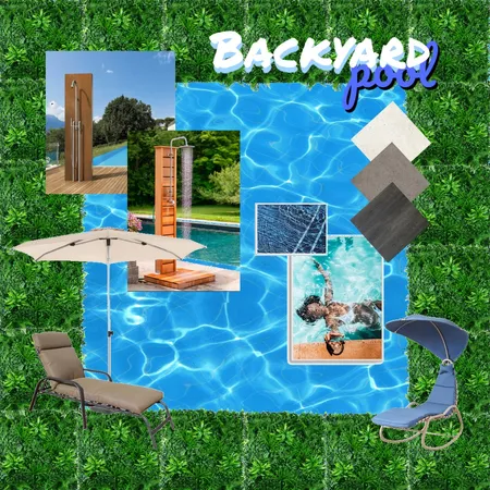 Backyard Pool Interior Design Mood Board by thanasis sarafiotis on Style Sourcebook