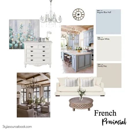 French Provincial Interior Design Mood Board by emilybarrett on Style Sourcebook