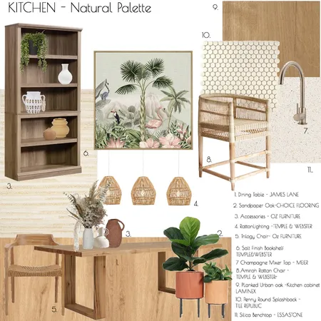 Kitchen - Natural Palette Interior Design Mood Board by MANUELACREA on Style Sourcebook