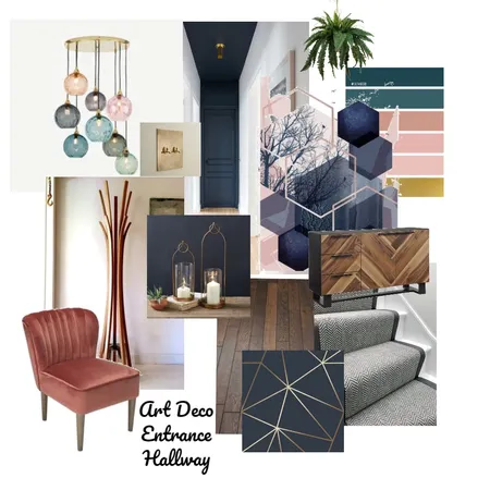 Art Deco Hallway Interior Design Mood Board by ChloeNicholson on Style Sourcebook