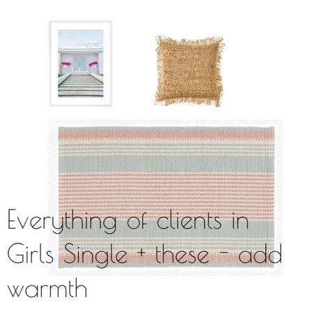 Winnam- Bedroom 3 GIRLS SINGLE Interior Design Mood Board by Insta-Styled on Style Sourcebook