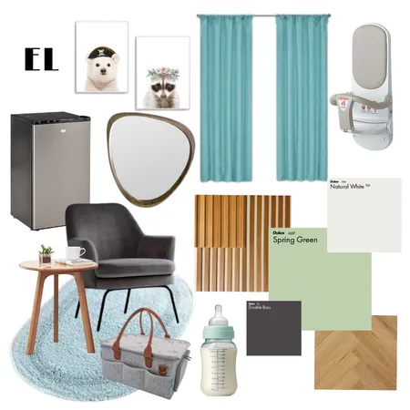 nursery final Interior Design Mood Board by elogelo on Style Sourcebook