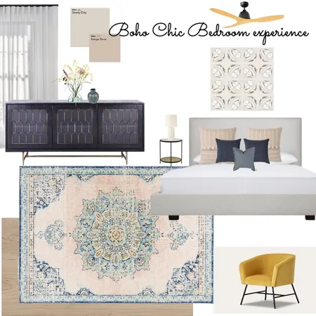 Boho Chic Bedroom Experience Interior Design Mood Board by LUX WEST I.D. on Style Sourcebook