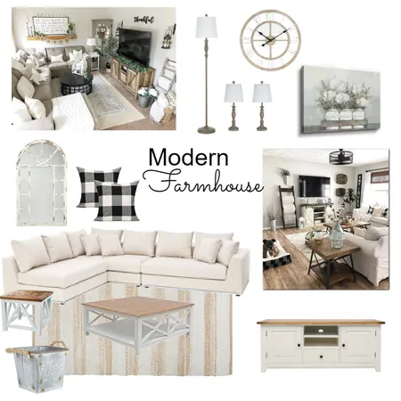 Modern Farmhouse Interior Design Mood Board by melriley15 on Style Sourcebook