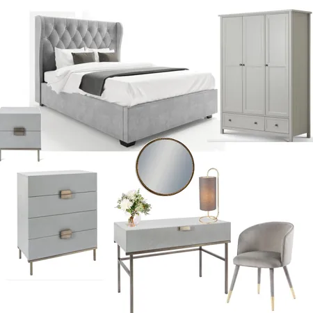 The Townhouse - Master Bedroom V4 Interior Design Mood Board by H | F Interiors on Style Sourcebook