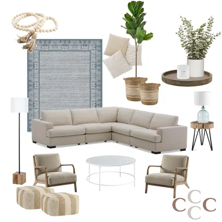Oro Rental-Living Room (Draft) Interior Design Mood Board by CC Interiors on Style Sourcebook