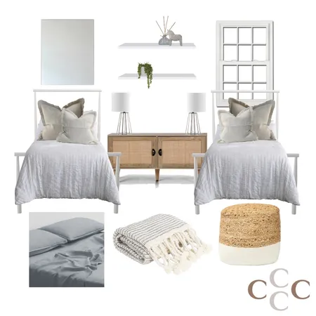 Oro Rental-Twin Bedroom (Draft) Interior Design Mood Board by CC Interiors on Style Sourcebook