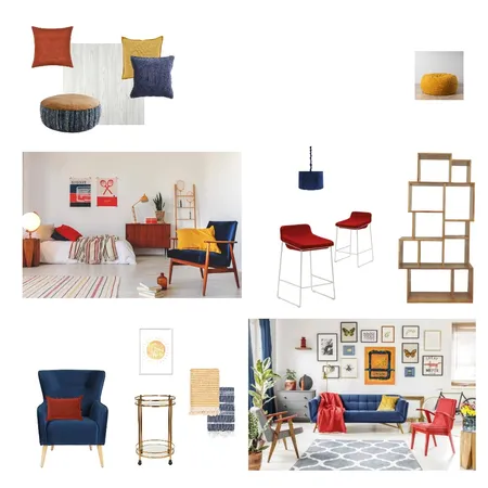 triadic Interior Design Mood Board by Imaan on Style Sourcebook