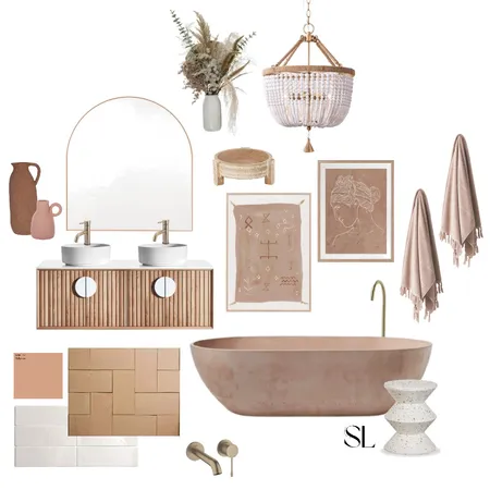 Neutral bathroom Interior Design Mood Board by Shannah Lea on Style Sourcebook