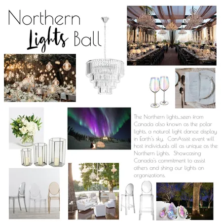 Northern Lights Ball Interior Design Mood Board by JWHunter on Style Sourcebook
