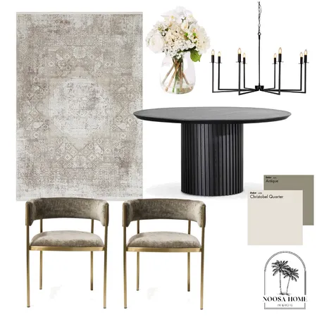 Dining Room Interior Design Mood Board by Noosa Home Interiors on Style Sourcebook