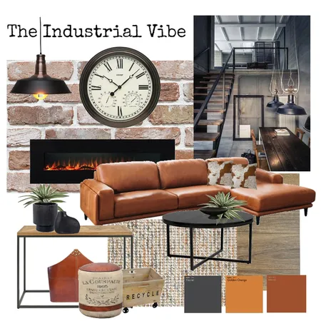 The Industrial Vibe Interior Design Mood Board by Styled By Lorraine Dowdeswell on Style Sourcebook
