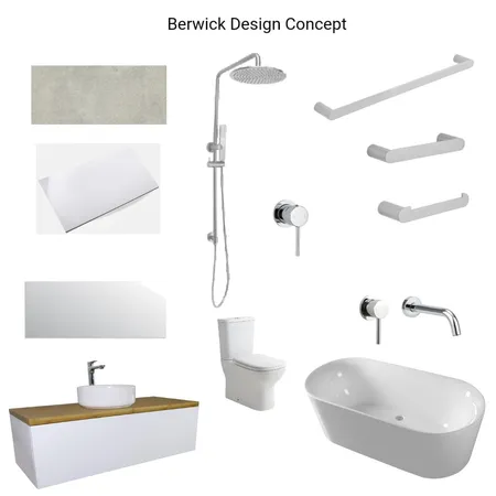 Berwick Design Interior Design Mood Board by Hilite Bathrooms on Style Sourcebook