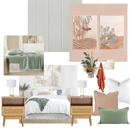 Wendy Guest Bedroom Interior Design Mood Board by Her Abode Interiors on Style Sourcebook