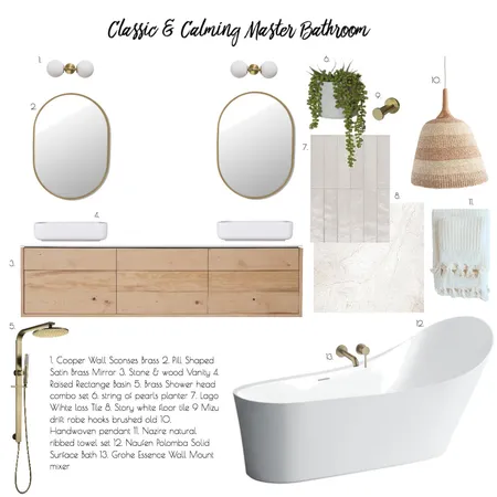 Classic Sample Board bathroom Interior Design Mood Board by KirstyBarclay86 on Style Sourcebook