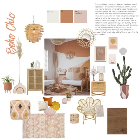 Boho-Chic Mood Board Interior Design Mood Board by Coffee & Tiles on Style Sourcebook