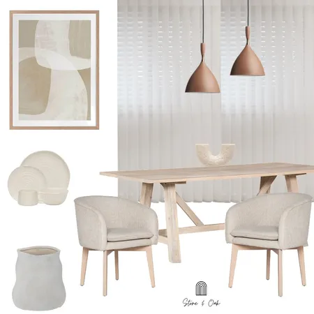 Raw dining Interior Design Mood Board by Stone and Oak on Style Sourcebook