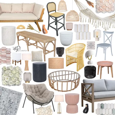 Bunnings Interior Design Mood Board by Thediydecorator on Style Sourcebook