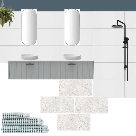 Beneree - Main Bathroom Interior Design Mood Board by Holm & Wood. on Style Sourcebook