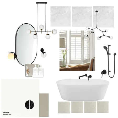 Main Bathroom Interior Design Mood Board by lozchipp on Style Sourcebook