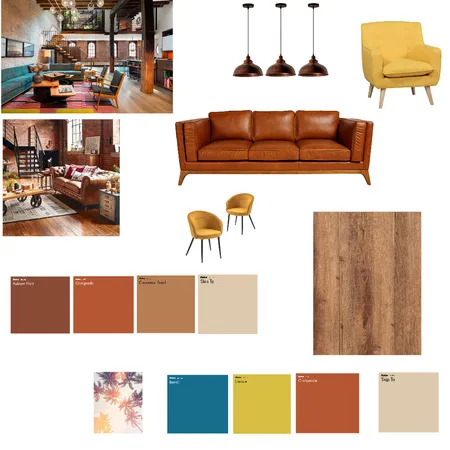 industrial artistic Interior Design Mood Board by Clairepean on Style Sourcebook