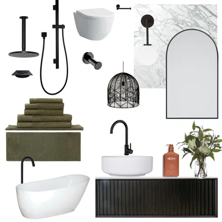 Bathroom Interior Design Mood Board by Cortney Hollowood on Style Sourcebook