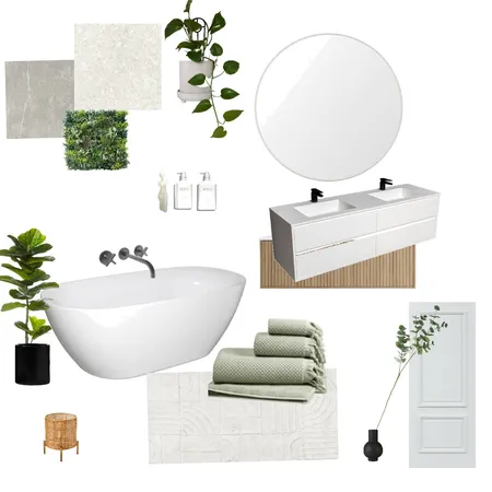 Bathroom Mood Board Interior Design Mood Board by kelstylingspace on Style Sourcebook