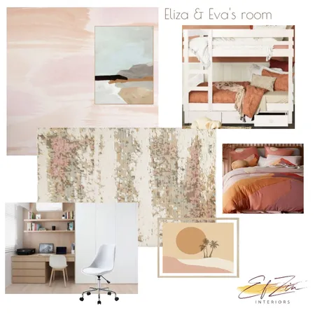 Loula Morris - girls' room 3 Interior Design Mood Board by EF ZIN Interiors on Style Sourcebook