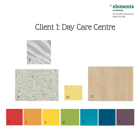 Client 1: Day Care Centre Interior Design Mood Board by Jennifer Backhouse on Style Sourcebook