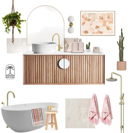 Palm Spring Vibe bathroom Interior Design Mood Board by Palm Island Interiors on Style Sourcebook