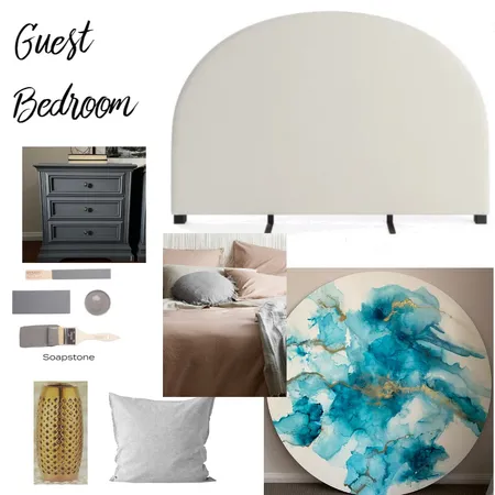 Guest Bedroom Interior Design Mood Board by MaddyC on Style Sourcebook