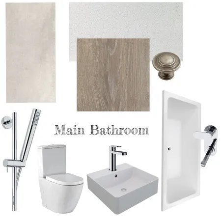 Main Bathroom Interior Design Mood Board by tpace on Style Sourcebook