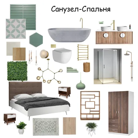 Спальня - Санузел Interior Design Mood Board by Olga Pavlova on Style Sourcebook