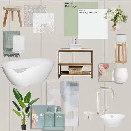 Dream Bathroom Interior Design Mood Board by claremack on Style Sourcebook