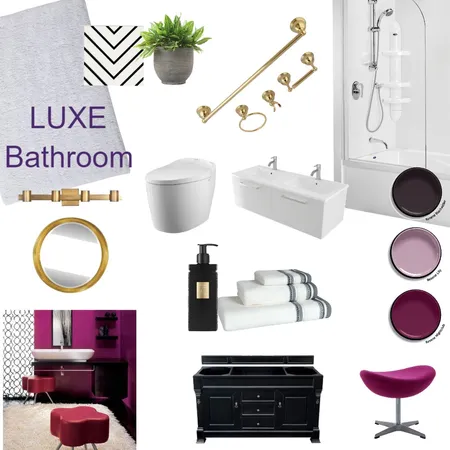 WELCOME 2020 NYE PARTY Bathroom Interior Design Mood Board by G3ishadesign on Style Sourcebook