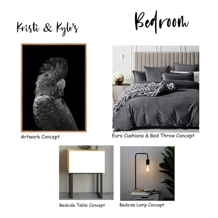 Kristi & Kyle's Bedroom Interior Design Mood Board by Natasha Schrapel on Style Sourcebook