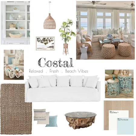 Costal - Relaxed Beach Vibes Interior Design Mood Board by Clo on Style Sourcebook